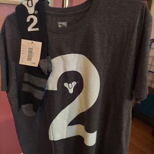 DESTINY 2 tshirt unisex size large (socks sold separately)